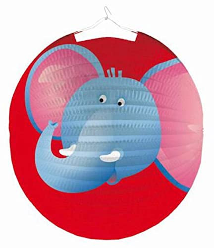Lampion Safari-Motiv mit Tieren - Ø 25 cm, sortiert