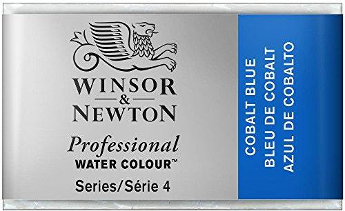 Winsor & Newton Aquarelle Professionnel - Peinture Aquarelle, Haute Luminosité, Résistante à la Lumière, Qualité Archive, Godet, Couleur Bleu de Cobalt