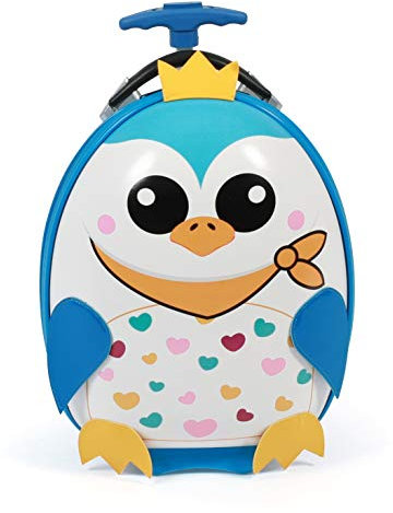 Bayer Chic 2000 Kinder-Trolley, Hartschale, Pinguin Kindergepäck, 40 cm, 12 Liter, Pinguin