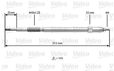 Valeo 345221 Glühkerze