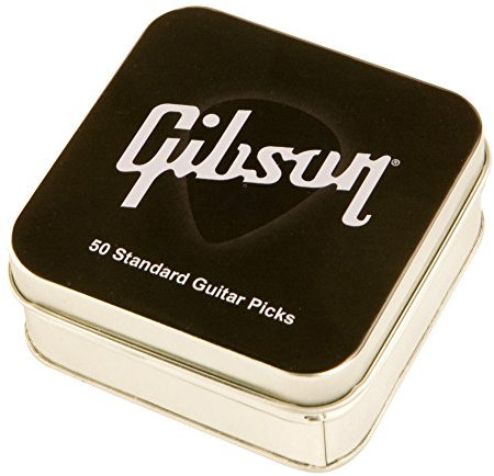 Gibson Plektrum Standard Extra Heavy Pick Tin 50 Standard Picks - Plektren Set