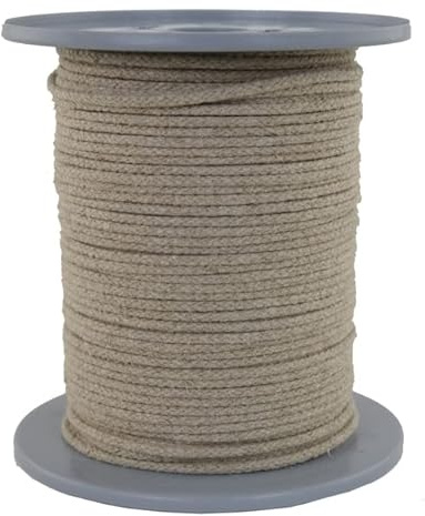 Corda di canapa – Diametro intrecciato 3 mm – 100 metri su bobina – 100% canapa naturale