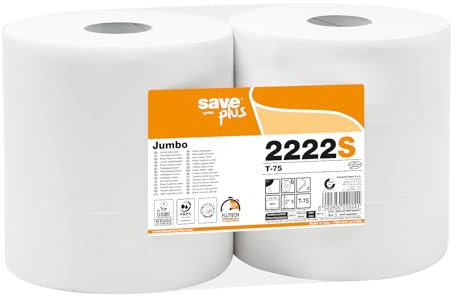 Maxi Jumbo Lot de 6 rouleaux de papier toilette
