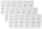 sourcing map Women 3 Rows 6 Hooks Brassiere Eye Tape Strap Extender 3 Pcs White