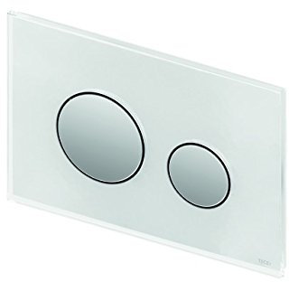 WC-Betaetigungsplatte TECEloop 9240658 220x150x11mm,Glas schwarz,Tasten gold