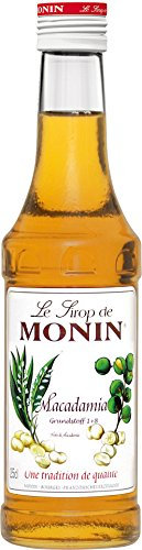 Monin sirop de noix de macadamia, flacon 250 ml