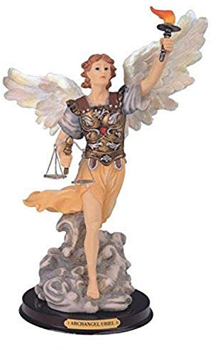 StealStreet SS-G-312.50 Erzengel Uriel Heilige Figur Religiöse Dekoration Statue 30,5 cm