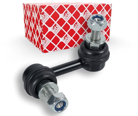febi bilstein 21815 Verbindungsstange mit Sicherungsmuttern, 1 Stück | Kompatibel mit: NISSAN PRIMERA, PRIMERA Hatchback, PRIMERA Kombi