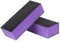 Negro Púrpura 4 Formas Lima De Uñas Arte Brillo Pulidora Buffer Buffing 2x Bloque