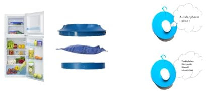 NATÜRLICHER GERUCHSKILLER - Geruchsneutralisierer - Kühlschrankgeruch Entferner mit AKTIVKOHLE