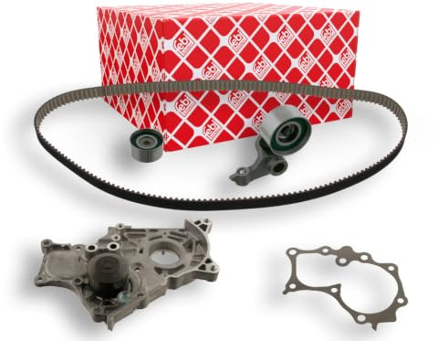 febi bilstein 32730 Zahnriemensatz mit Wasserpumpe, 1 Stück | Kompatibel mit: TOYOTA AVENSIS, AVENSIS Kombi, AVENSIS Stufenheck, COROLLA, COROLLA Kombi, COROLLA Stufenheck, COROLLA Verso