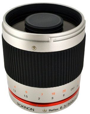 Rokinon 300M-FX-S 300 mm F6.3 Spiegelobjektiv für Fuji X spiegellose Wechselobjektiv-Kameras