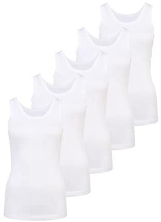 PETITE FLEUR Damen Unterhemd | aus Feinripp im Multipack, bequem