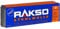 RAKSO Laine d'acier moyenne 2, 200g, 1 banderole, lisse le bois, enlève la saleté sur les carreaux/sols en pierre, polit les tuyaux/raccords en cuivre, Paille de Fer pour Nettoyage et Ponçage Efficace