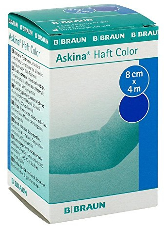 Askina Haftbinde Color 8 cmx4 M Blau, 1 St