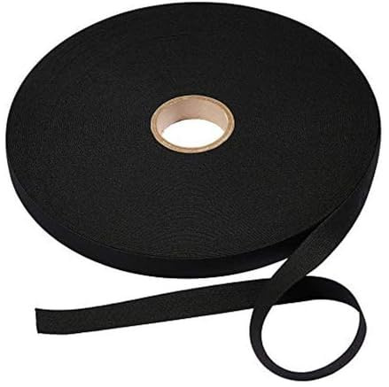 Soft Elastic Tape - Black - 2cm