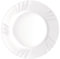 Bormioli Rocco 6181501 Ebro Piatto Opale Piano, Bianco, 25,5 cm/ 10