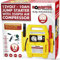 12v Portable Car Jump Starter - Air Compressor Battery Start Emergency Booster Charger Volt Leads Rechargeable Built in 3.5w Spotlight Garage All in One Travel