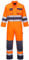 Portwest TX55 Men's Nantes Hi Vis Reflective Boiler Suit Overalls Coverall Safety Class 3 Orange/Navy, L