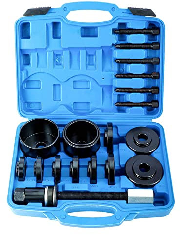 8MILELAKE 19pcs Front Wheel Drive Bearing Press Set Front Wheel Hub Drive Bearing Install Kit Universal Wheel Bearing Removal Tool