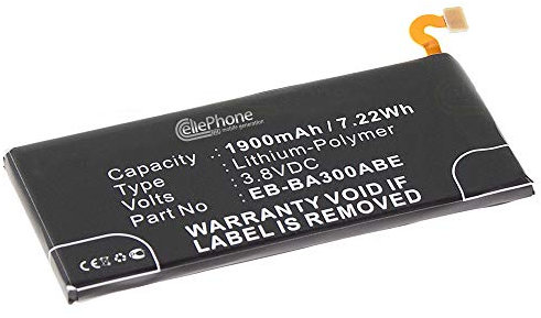 cellePhone Akku Li-Polymer kompatibel mit Samsung Galaxy A3 (SM-A300) (Ersatz für EB-BA300ABE)