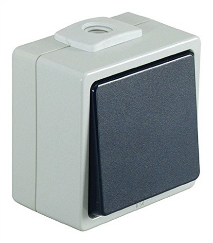 OPUS® AQUA Schalter und Taster Ausführung Taster, Wechsler, Farbe hellgrau/stahlblau