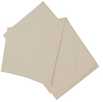 Belledorm Beige Flat Sheet - 200 Thread Count - Mushroom - Double Size