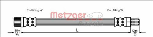 Metzger 4111162 Bremsschlauch