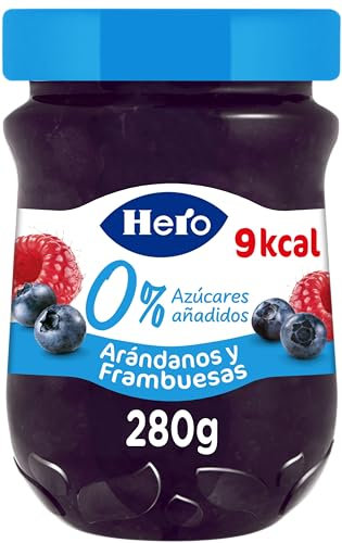 Hero Diet Confitura de Arándanos y Frambuesas, 280g