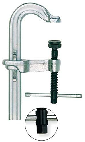 BESSEY Hochleistungszwinge STBVC15 | 150 mm Spannweite | 3500 kg Spannkraft | Robuste Hochleistungszwinge mit hoher Spannkraft für kraftvolles, präzises und sicheres Fixieren von Werkstücken