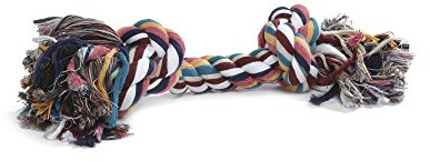 Beeztees 640932 Baumwollseil Farbig 2 Knoten, 300 gram