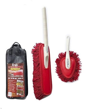 California Car Duster The Original Detailing Kit with Plastic Handle, Model Number: 62445, Red