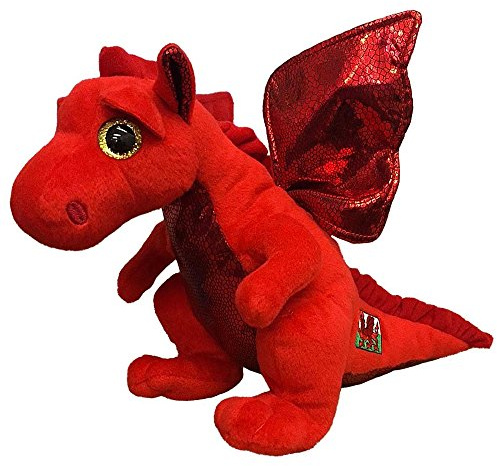 TY 90180 Y Ddraig Goch Plüschtier, Mehrfarbig
