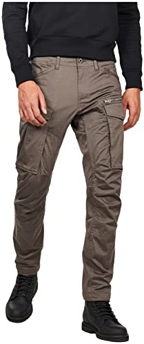 Rovic Zip 3D Straight Tapered Fit Cargo Pants, Gs Grey, 32W x 30L