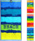 jilda-tex Strandtuch 90x180 cm Badetuch Strandlaken Handtuch 100% Baumwolle Velours Frottier Pflegeleicht (Painted Beach)