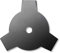 Universal Trimmer Grasmesser Ø 255 mm, BBO001: Grasmesser für Trimmer, robust und lange einsatzfähig, Original McCulloch Zubehör (Artikel-Nr. 00057-76.142.01)