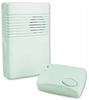Electraline 59202 Drahtlose Türklingel – 50 m Reichweite