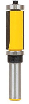 Yonico 14986 flush Trim router bit cuscinetto superiore e inferiore – 1 – 1/5,1 cmH 1/5,1 cm Shank