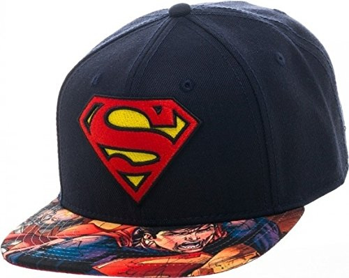 Baseball Cap - DC Comics - Superman - Logo Bill Snapback New SB2gs9spm