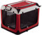 Ferplast Hunde Transportbox, Faltbare Hundehütte, wasserabweisend, tragbar, transportabel, Metallrahmen, Griffen, Taschen, Größe L, 70 x 52 x h 52 cm.