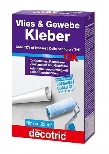 decotric Vlies & Gewebe Kleber GK 500 g für Renovier- und Armierungsvlies