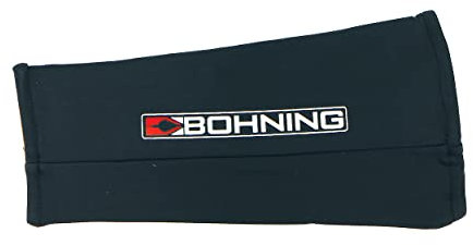 Bohning Unisex-Erwachsene Archery Slip-on Armguard Kompressions-Armschutz, Schwarz, Large