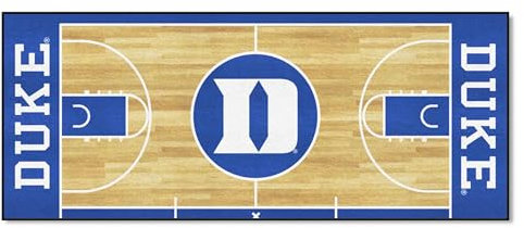 FANMATS 8171 NCAA Duke Blue Devils Basketballplatz-Teppich, 76,2 x 182,9 cm | Sport-Fan-Teppich