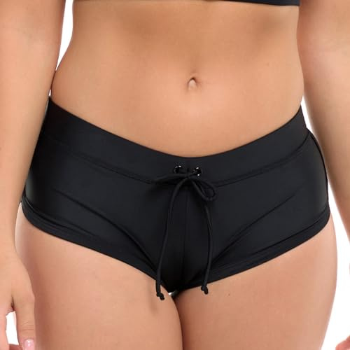 Body Glove Women's Sidekick Sporty Bikini Bottom Swimsuit Short Bikini Bottoms