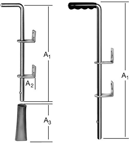 VORMANN Bodenschieber mit Führungswinkel 400x65x150mm verzinkt