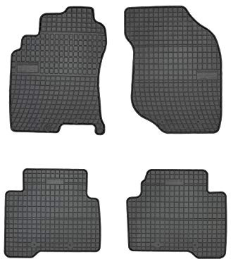 FROGUM 542810 Fußmatten Set Gummimatten Vorne und Hinten Matten schwarz Kompatibel mit NISSAN X-TRAIL T30