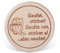 meinherzschlag Bierglas-Deckel Saufst stirbst, saufst ned ...