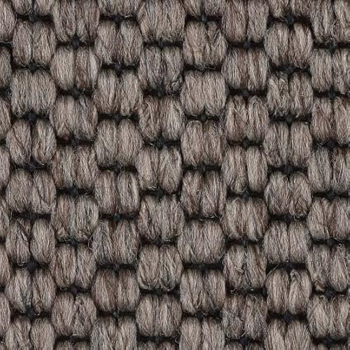 Sisal Teppichboden Meterware 500cm und 400cm breit in Grau Braun ideal für Wohnzimmer und Schlafzimmer natürliche Optik mit Vliesrücken