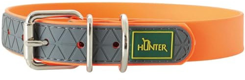 HUNTER CONVENIENCE Hundehalsband, Kunststoffmaterial, 65 L-XL, neonorange