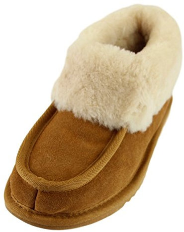 Sheepskin World Damen Stiefel aus Schaffell, Kastanienbraun, Braun - kastanienbraun - Größe: 38 EU